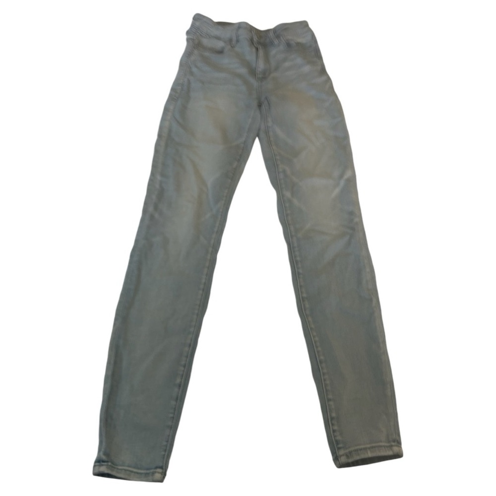 American Eagle light wash skinny high waisted jeans next level stretch